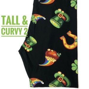 LuLaRoe St. Patrick’s Leggings Tall & Curvy 2